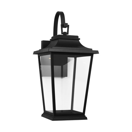Warren StoneStrong Large Outdoor Wall Lantern in Textured Black