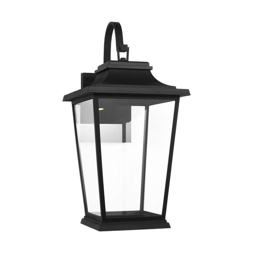Warren StoneStrong Extra Large Outdoor Wall Lantern in Textured Black