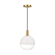 Torian Small Pendant in Burnished Brass