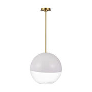Torian Medium Pendant in Burnished Brass