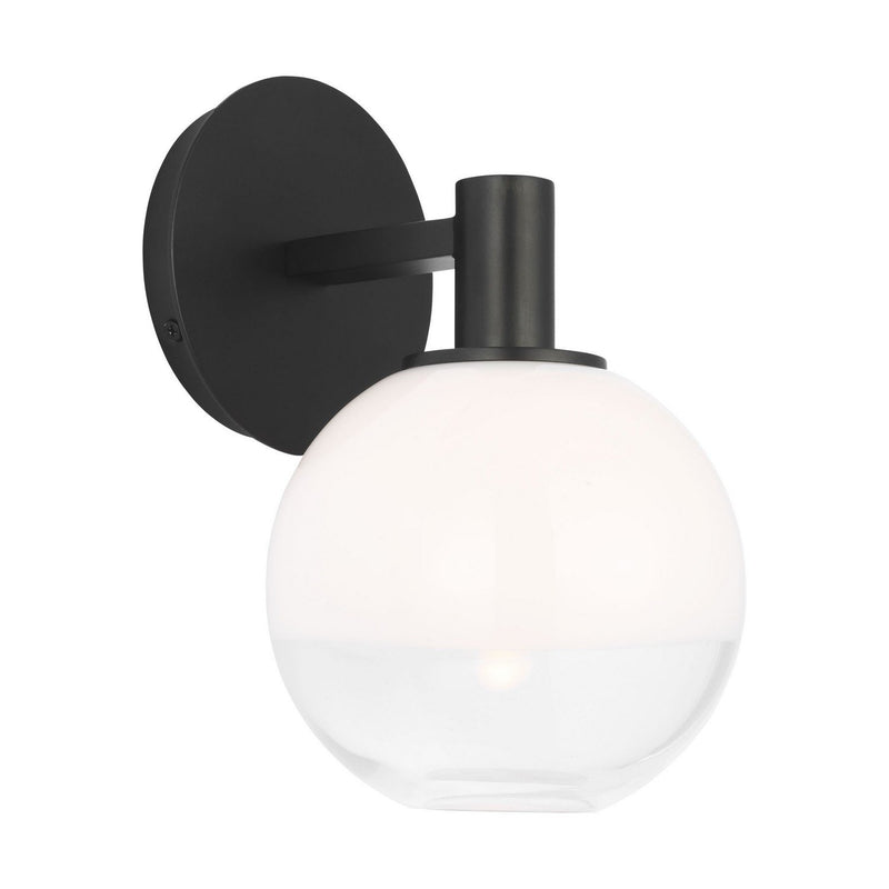 Torian Small Bath Sconce in Aged Iron