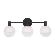Torian 3-Light Bath Vanity Light in Aged Iron