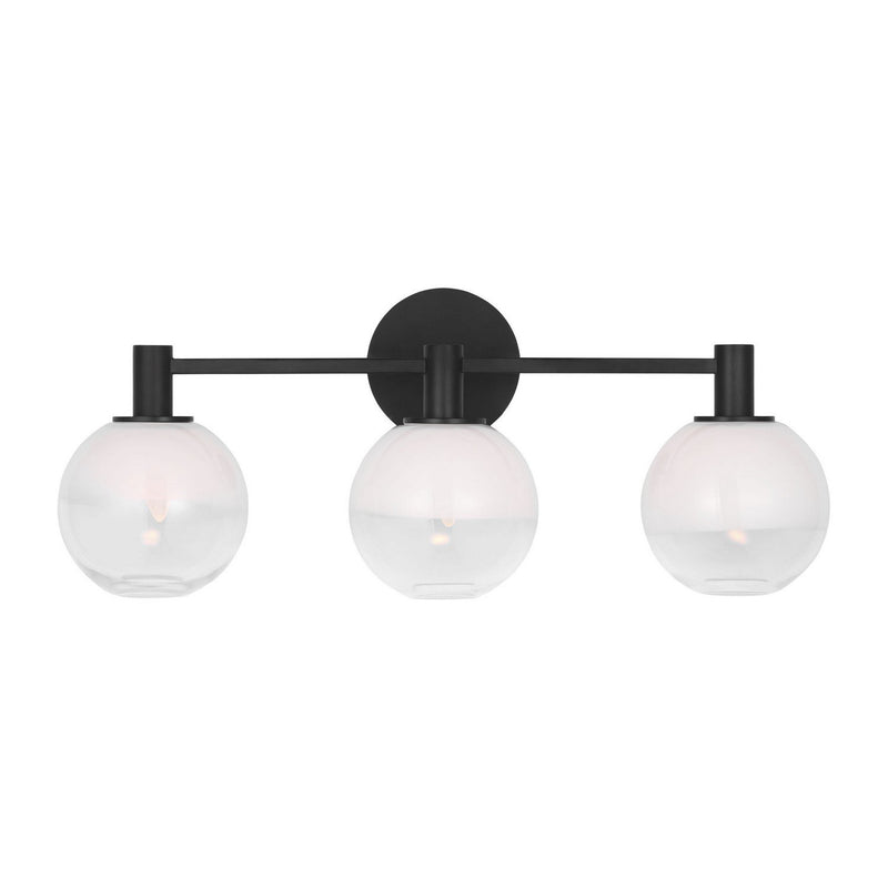 Torian 3-Light Bath Vanity Light in Aged Iron