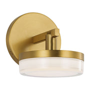 Khan Wall Sconce in Burnished Brass
