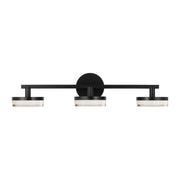 Khan 3-Light Bath Vanity Light in Aged Iron