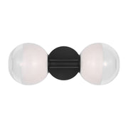 Torian Linear 2-Light Bath Vanity Light in Aged Iron