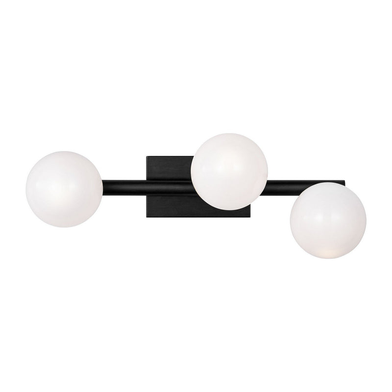 Altair 3-Light Small Bath Vanity Light in Aged Iron