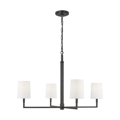 Danica 4-Light Large Chandelier in Aged Iron
