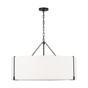 Bergen 4-Light Extra Large Pendant in Aged Iron