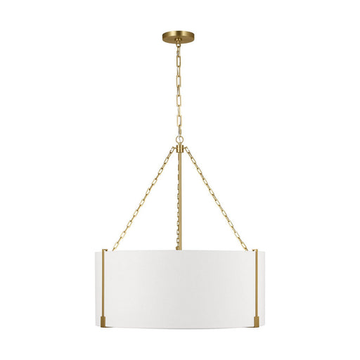 Bergen 3-Light Large Pendant in Burnished Brass