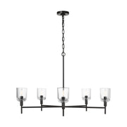 Hartley 5-Light Large Chandelier in Aged Iron