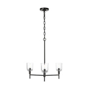 Hartley 3-Light Medium Chandelier in Aged Iron