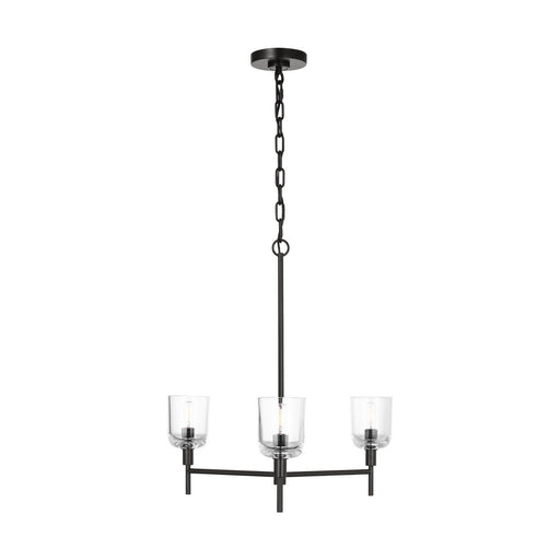 Hartley 3-Light Medium Chandelier in Aged Iron