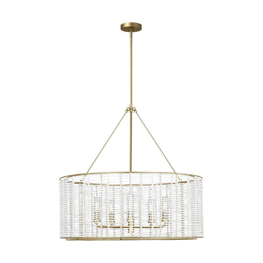 Winslow Large 5-Light Pendant in Powder-Coated Brass