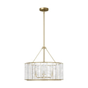 Winslow Medium 3-Light Pendant in Powder-Coated Brass