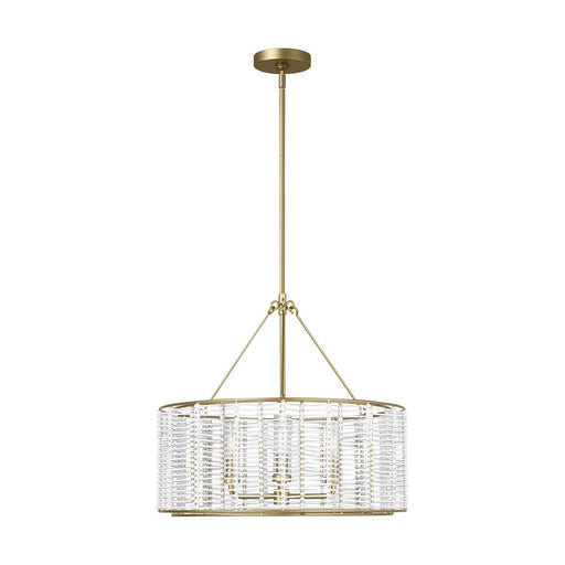 Winslow Medium 3-Light Pendant in Powder-Coated Brass