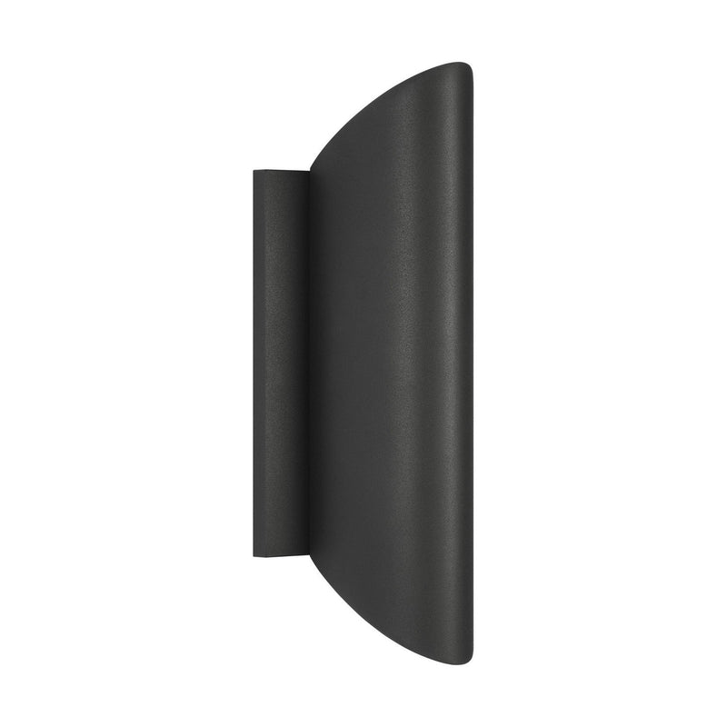 Ruxton StoneStrong Medium Outdoor Wall Lantern in Textured Black