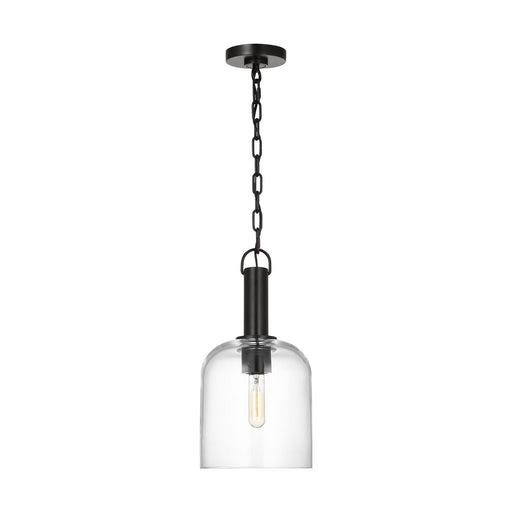 Hartley Medium Pendant in Aged Iron