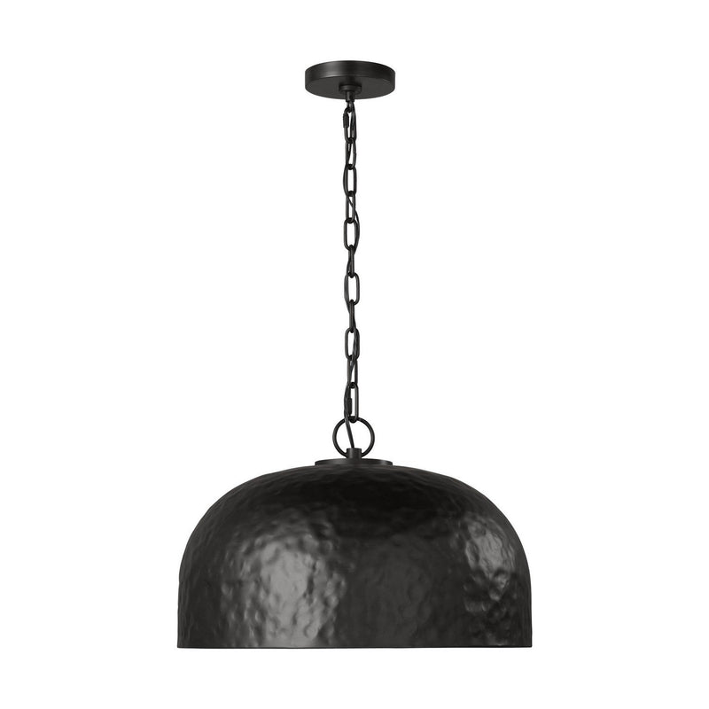 Buckner Small Pendant in Aged Iron