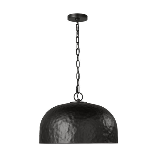 Buckner Small Pendant in Aged Iron
