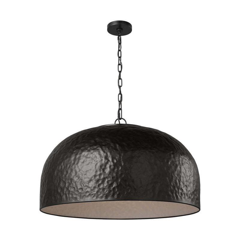 Buckner Medium Pendant in Aged Iron