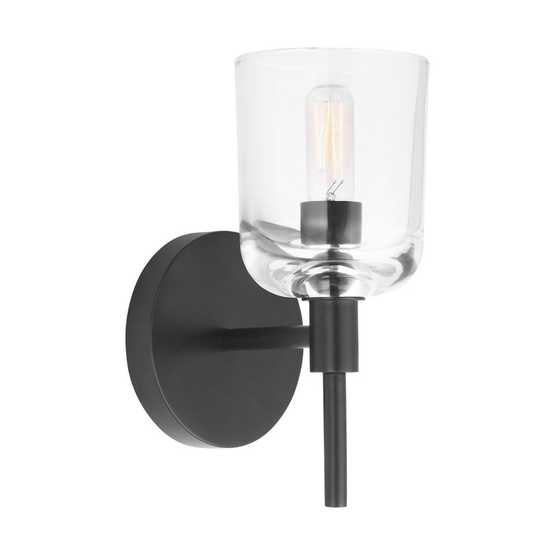 Hartley Small Bath Sconce in Aged Iron