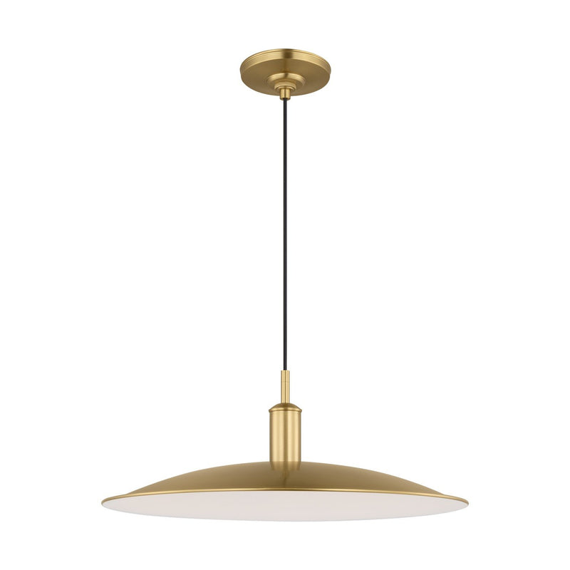 Dash Medium Pendant in Burnished Brass