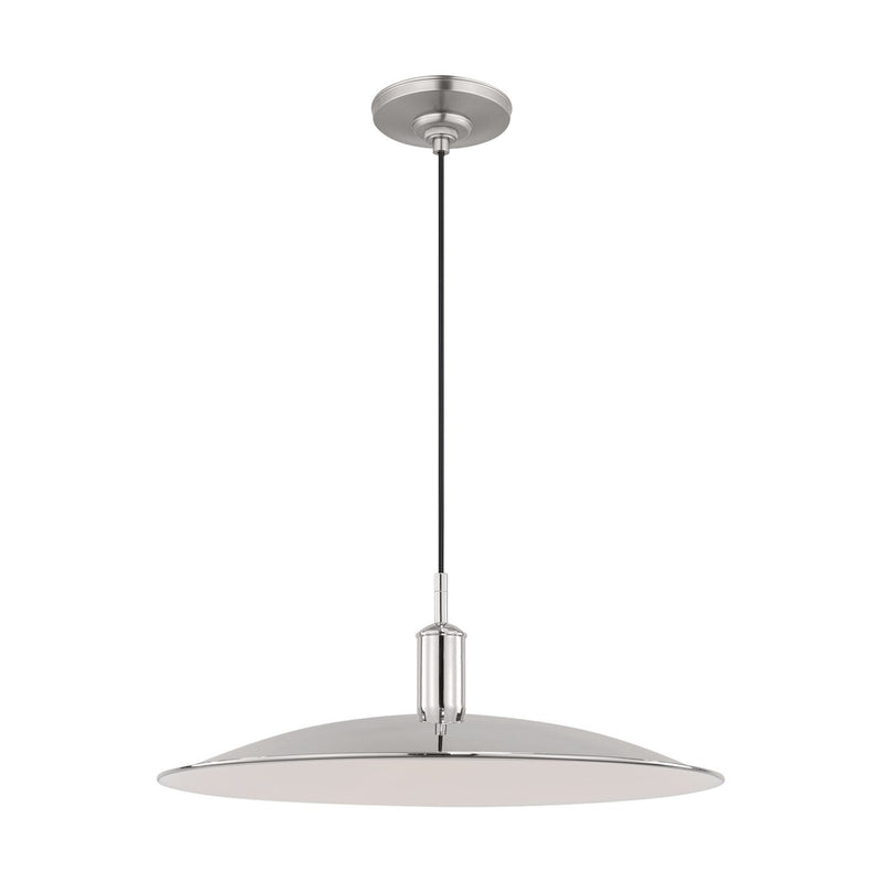 Dash Medium Pendant in Polished Nickel