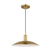 Dash Small Pendant in Burnished Brass
