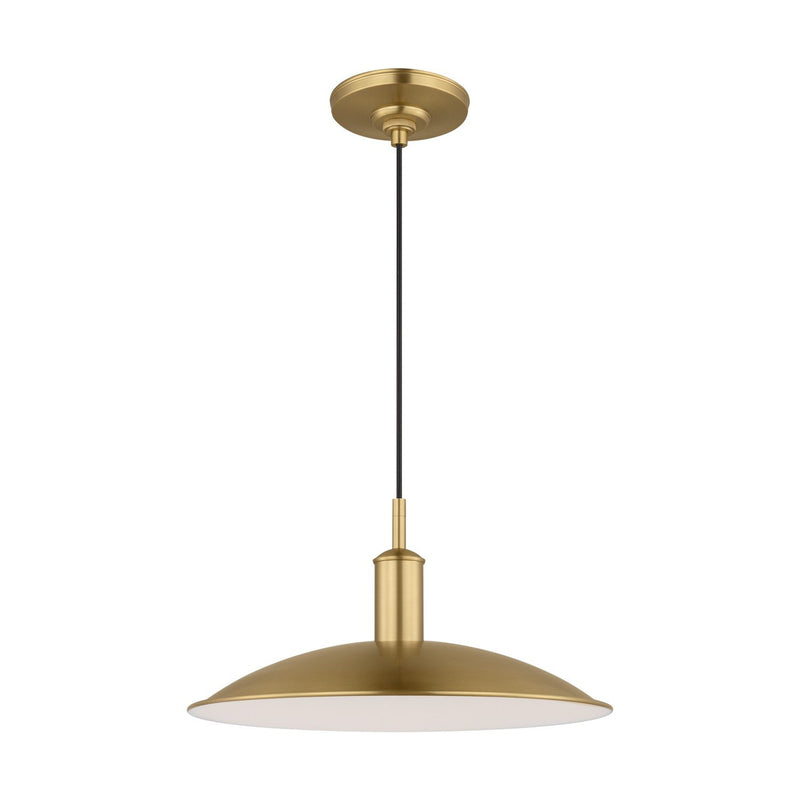 Dash Small Pendant in Burnished Brass