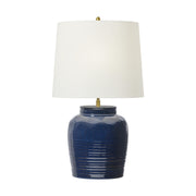Selena Medium Table Lamp in Mix Blue Brown