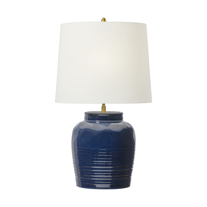 Selena Medium Table Lamp in Mix Blue Brown