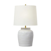 Selena Medium Table Lamp in Natural White