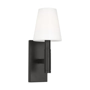Beckham Classic Tall Bath Sconce in Aged Iron
