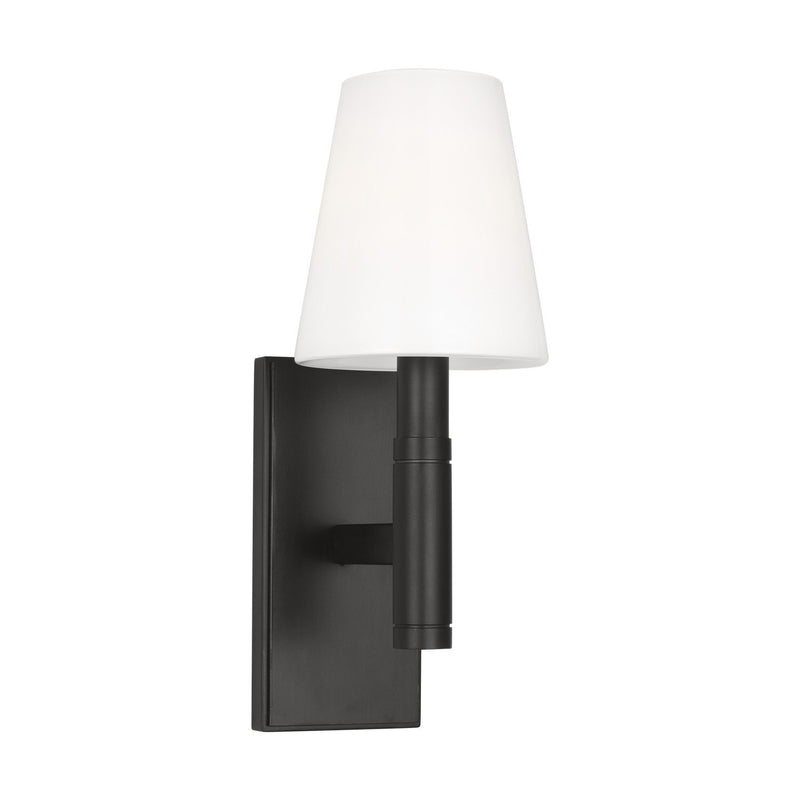 Beckham Classic Tall Bath Sconce in Aged Iron
