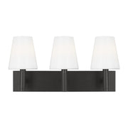 Beckham Classic 3-Light Bath Vanity Light in Aged Iron