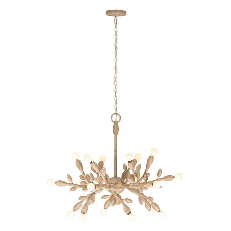 Branche 18-Light Chandelier in Warm Ivory