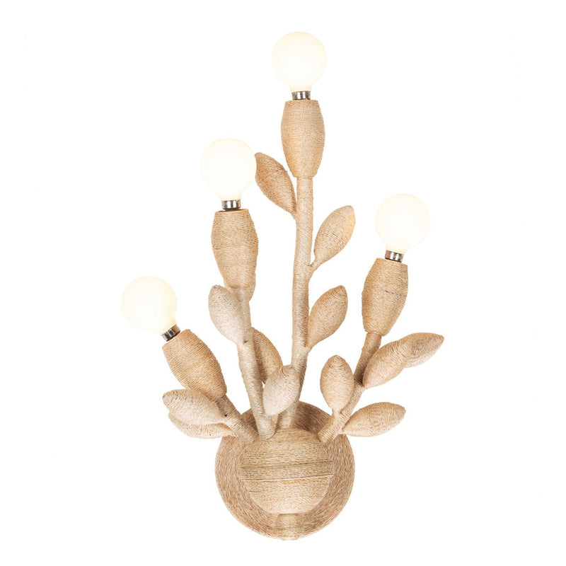 Branche 4-Light Wall Sconce in Warm Ivory