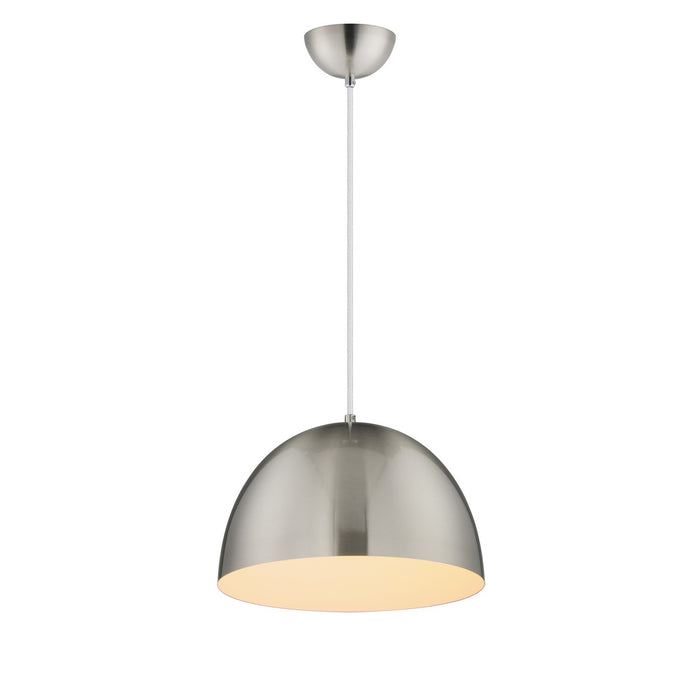 Tova One Light Pendant in Satin Nickel