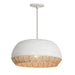 Tamba One Light Pendant in Ivory