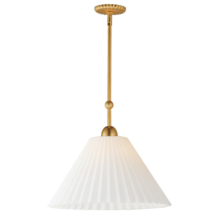 Kismet One Light Pendant in Gold Leaf
