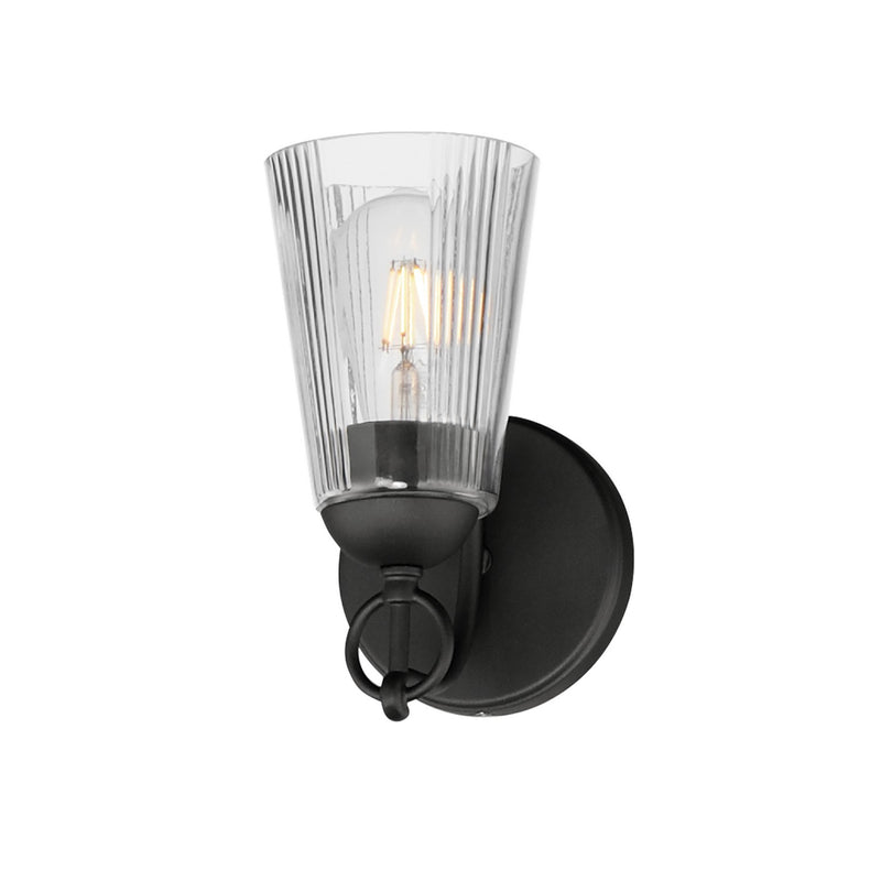 Jackson Hole One Light Wall Sconce in Black
