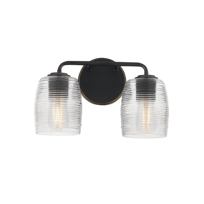Honey Two Light Wall Sconce in Kentucky Bronze