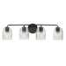 Honey Four Light Bath Vanity in Kentucky Bronze