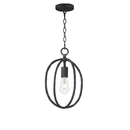 Martel One Light Mini Pendant in Blacksmith