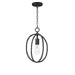 Martel One Light Mini Pendant in Blacksmith