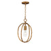 Martel One Light Mini Pendant in Etruscan Gold