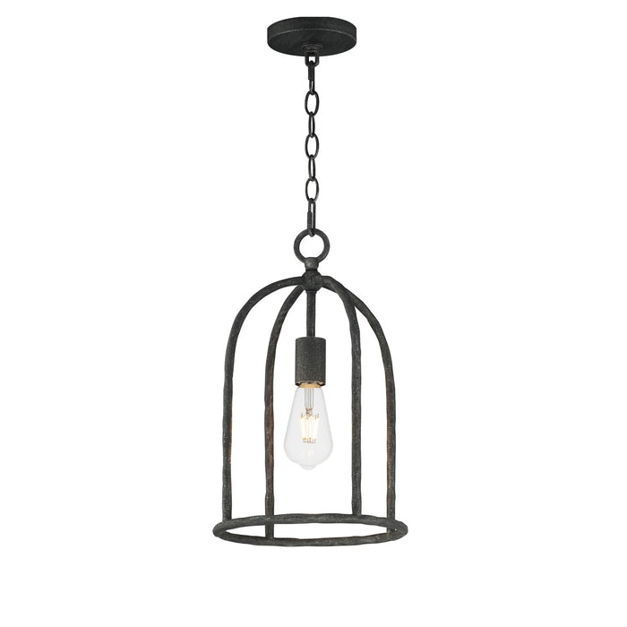 Martel One Light Pendant in Blacksmith