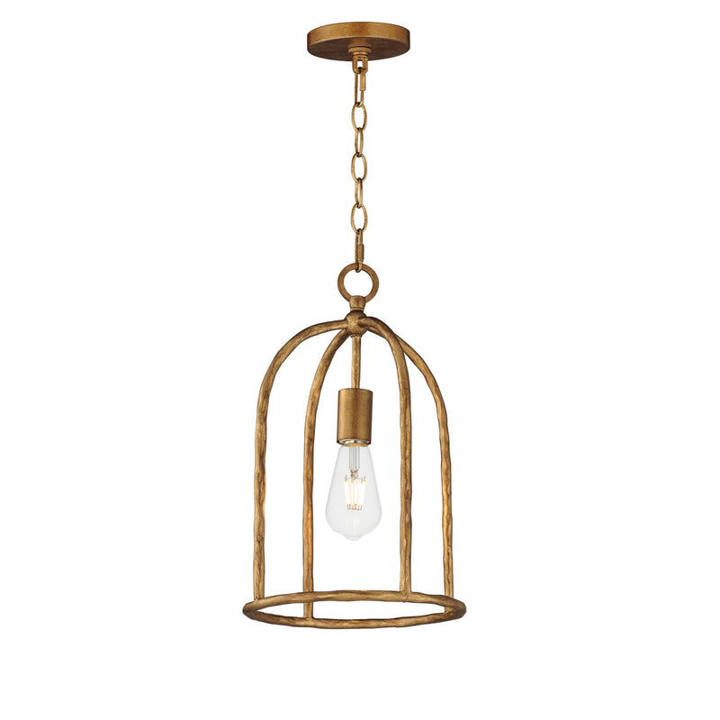 Martel One Light Pendant in Etruscan Gold