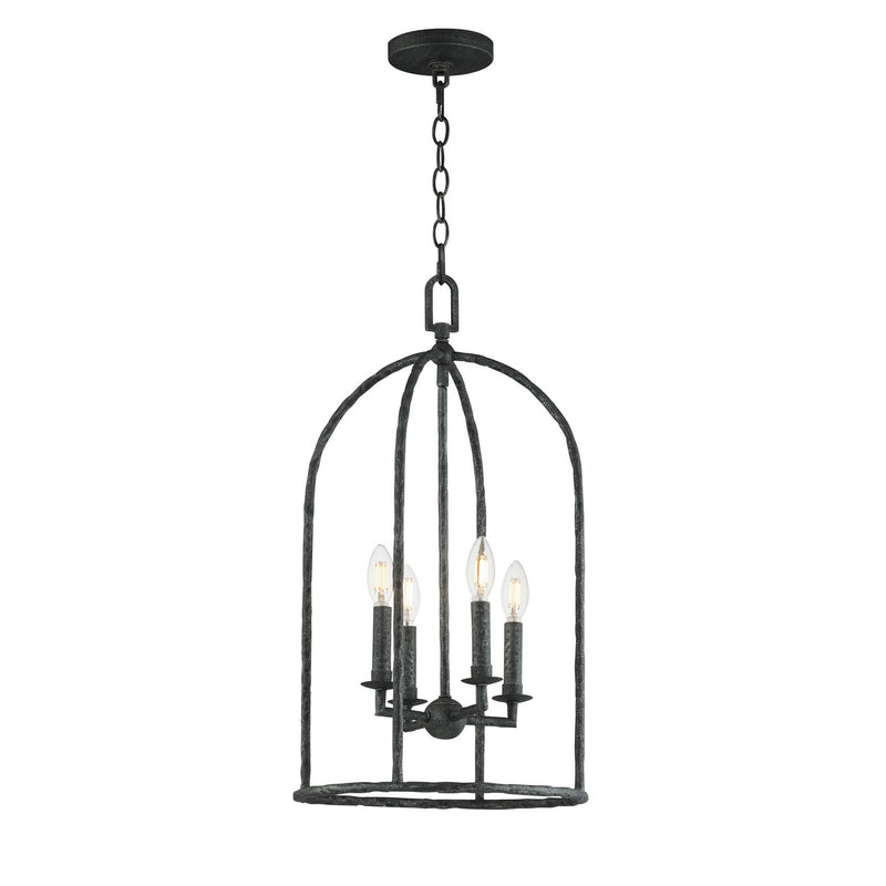 Martel Four Light Pendant in Blacksmith